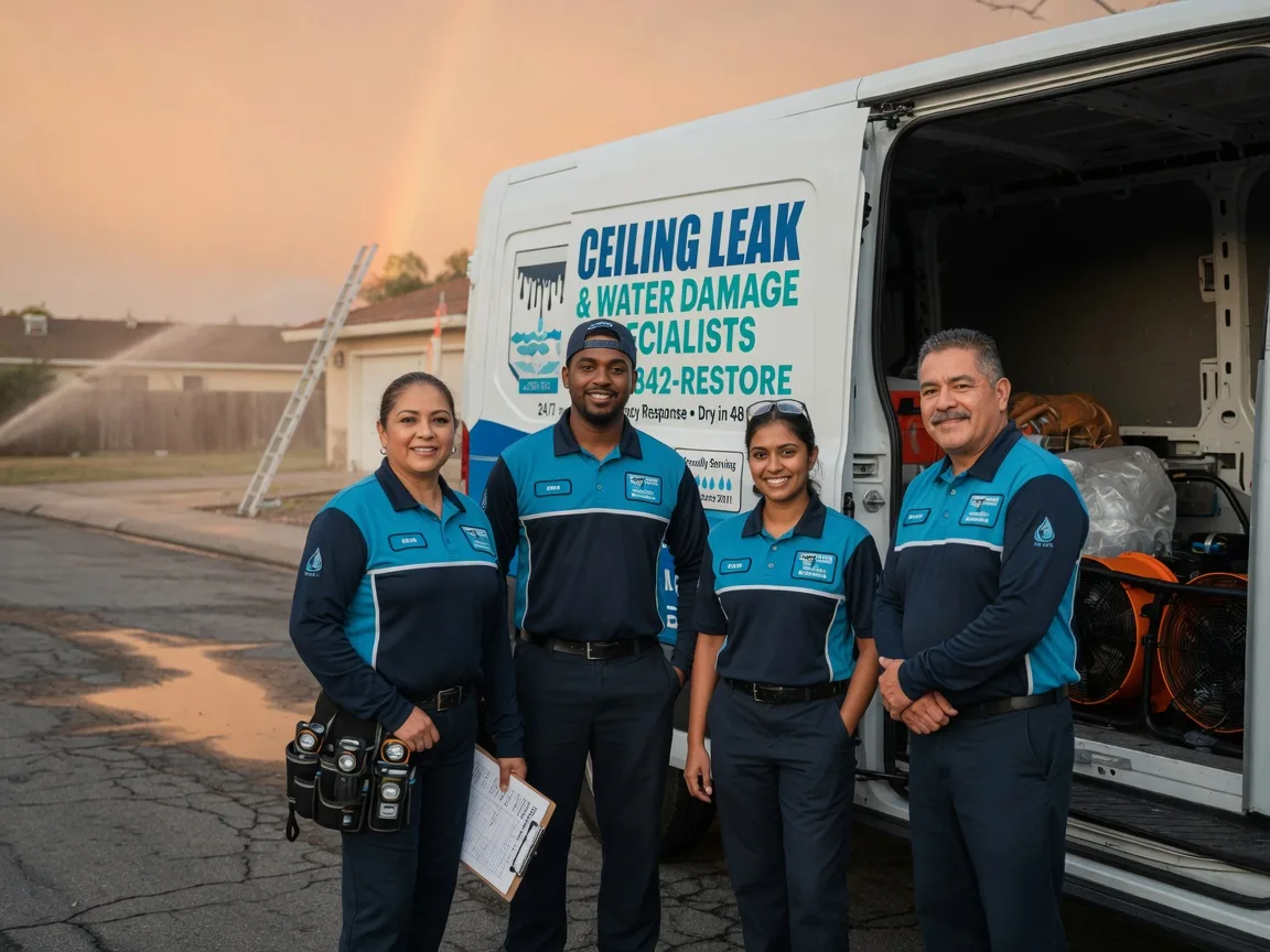 Ceiling Leak Cleanup company in Hathaway Pines, CA
